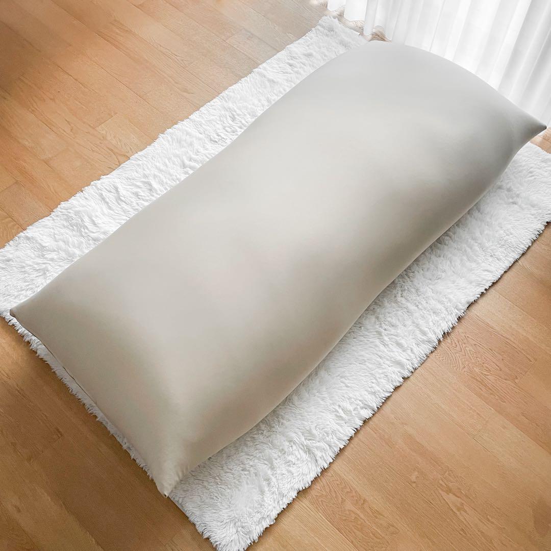 【美品】Yogibo Max 予備ビーズ オレンジ 引取可 クリーニング済
