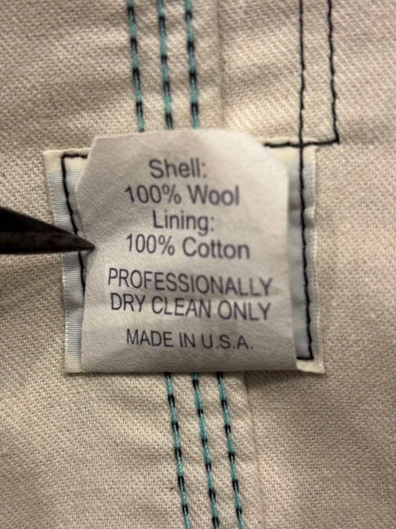 post overalls ウールヘリンボーン　カバーオール　サイズM
