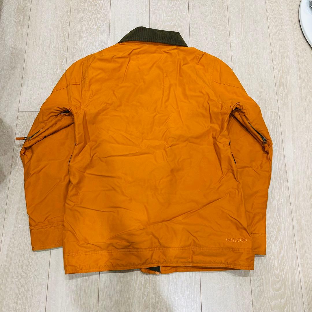 値下げ中！Burton（バートン）スノーボードジャケット フード付きオレンジ