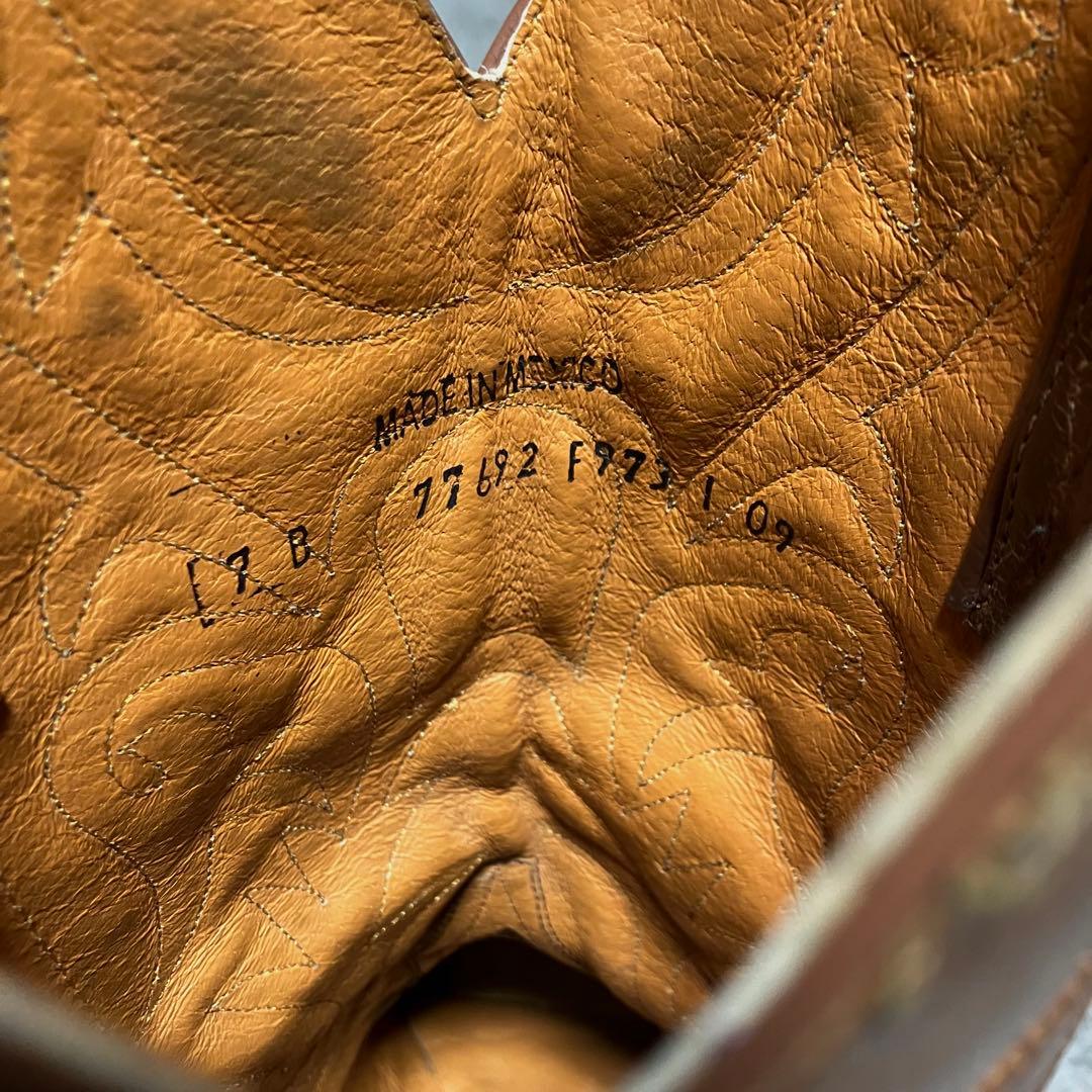 極美品　FRYE　フライ　ウエスタンブーツ　ブラウン　ロングブーツ　2287