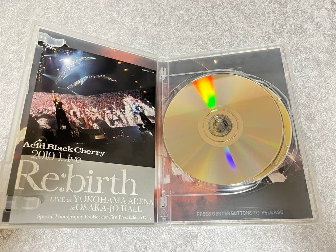美品Acid Black Cherry2010 Live Re:birth初回盤