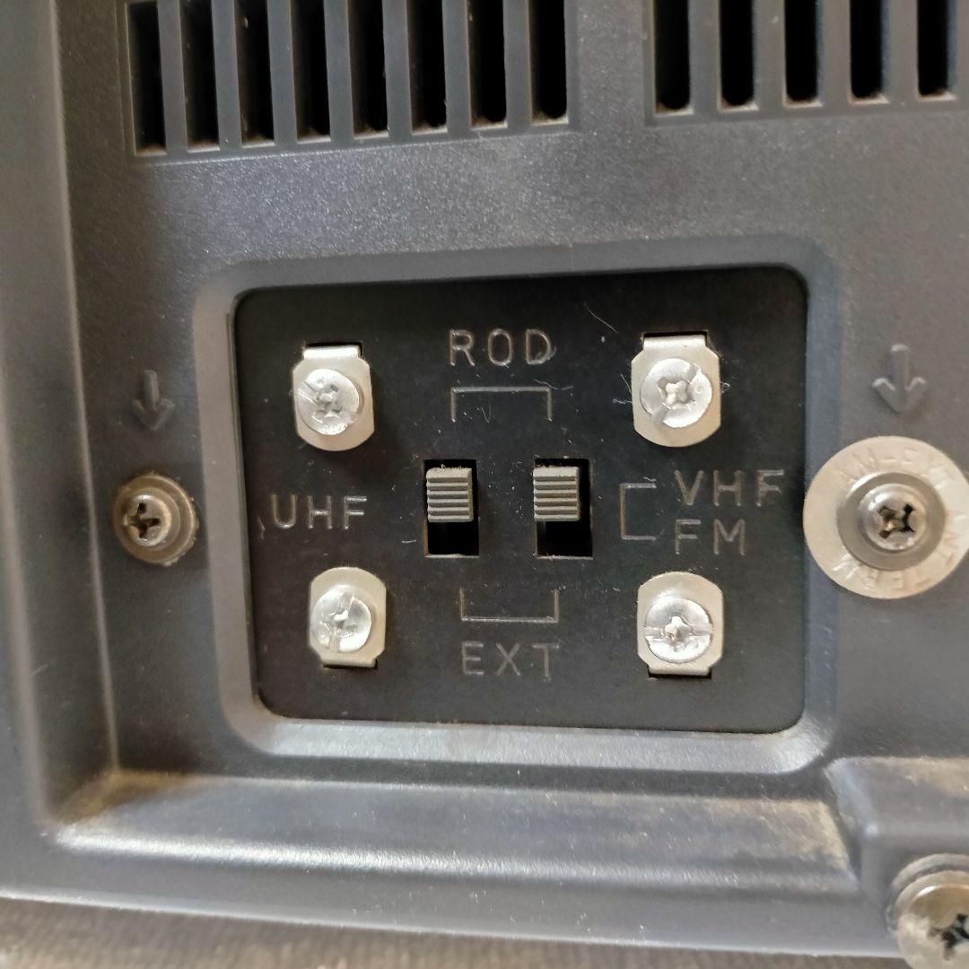 National 白黒テレビ TR-514F ラジオ・テレビ・デジタル時計