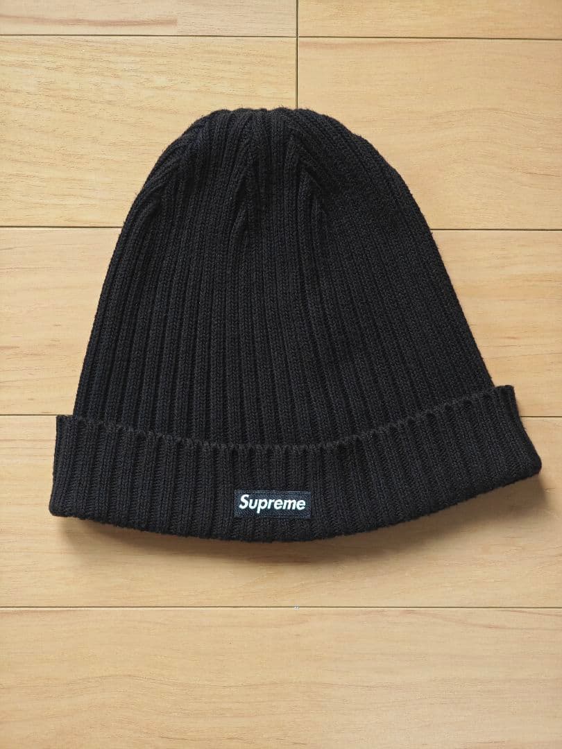 q*b様 supreme overdyed beanie 黒