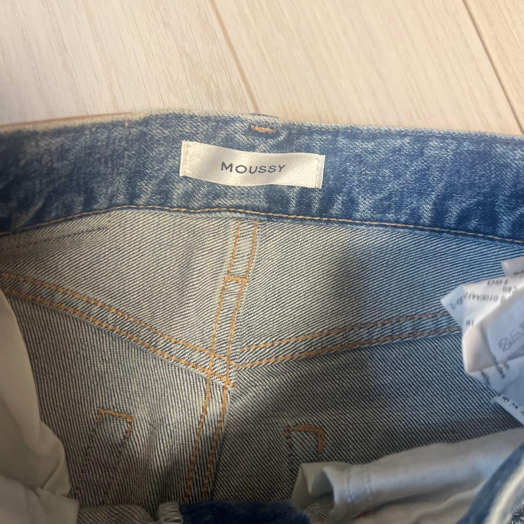 MOUSSY MVS BLACK FLARE フレアデニム　25インチ