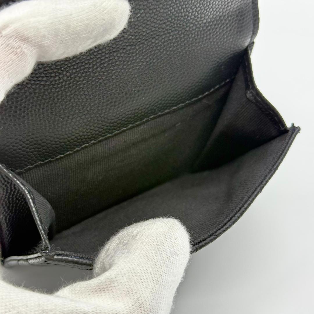 美品　CHANEL シャネル　マトラッセ 三つ折り財布