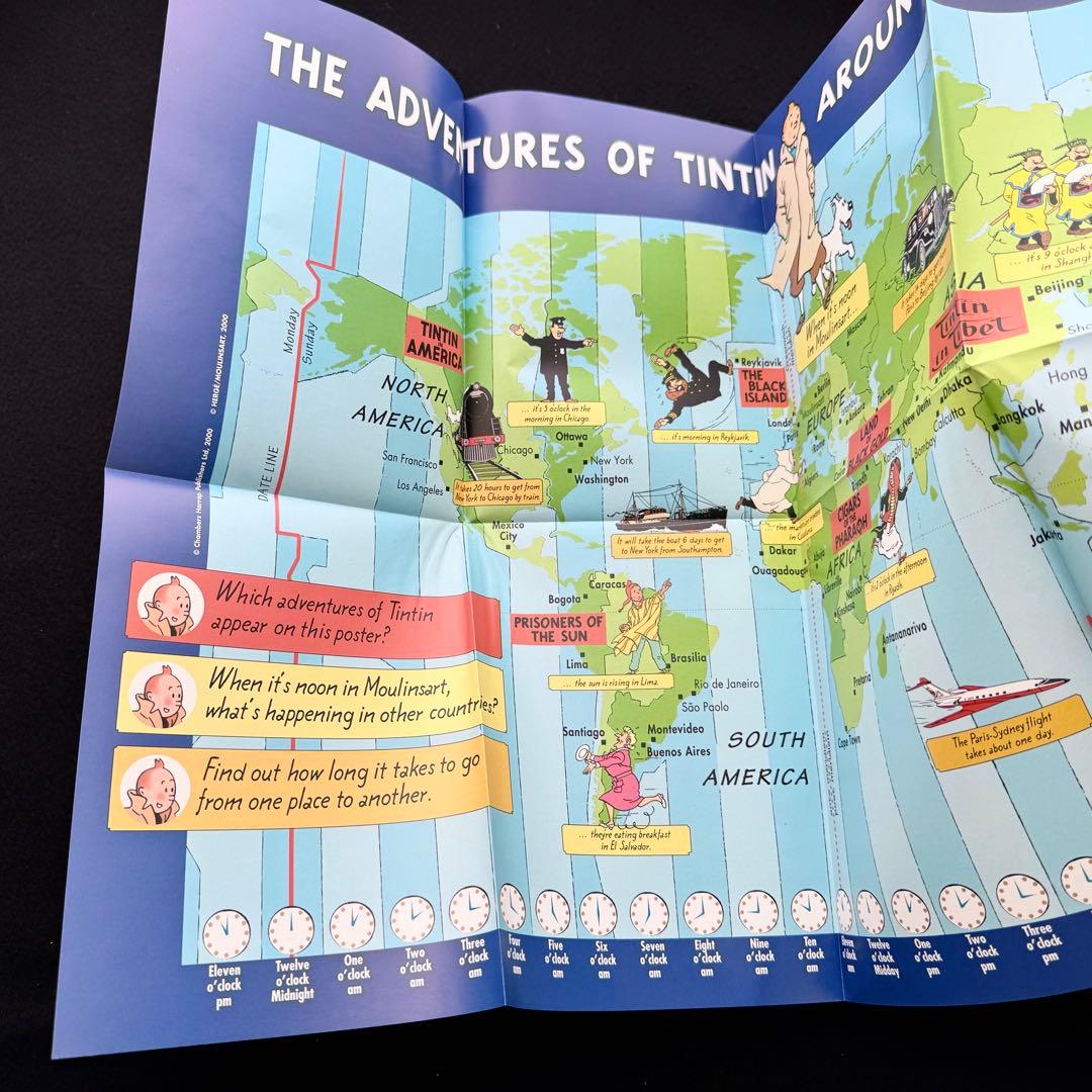 タンタンの冒険 図解仏英辞典「Tintin Au Pays Des Mots」