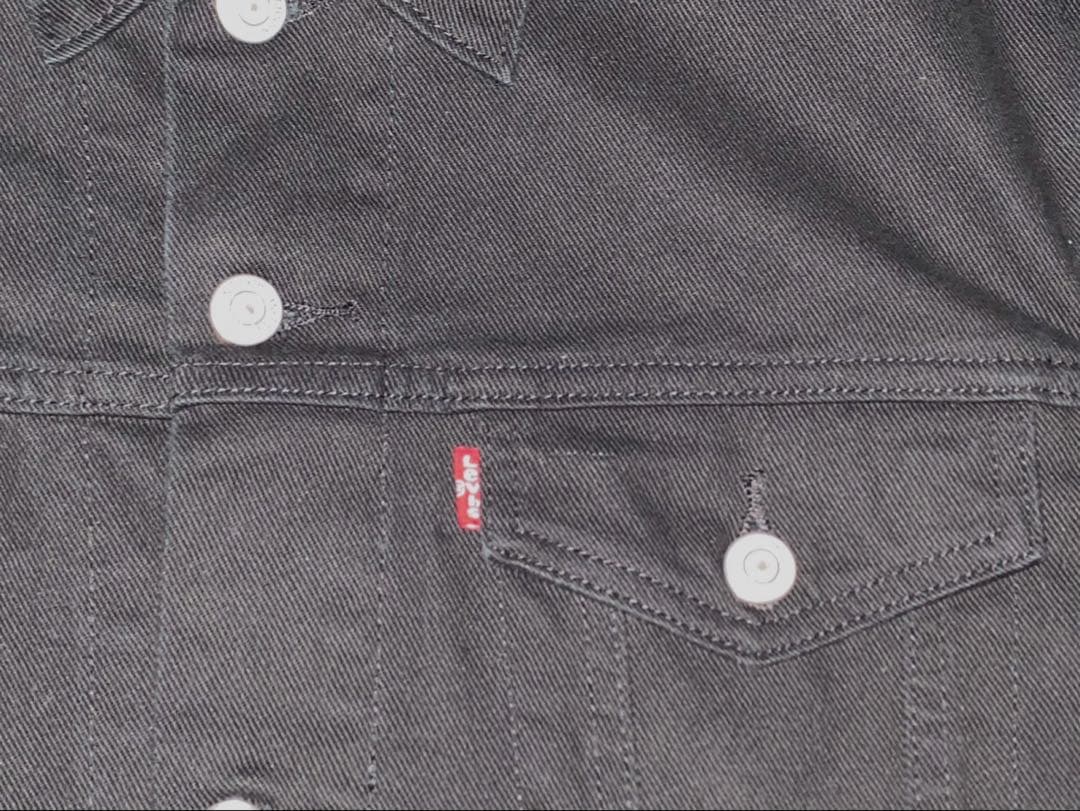 Levi’s 72334 ブラック デニムジャケット L トラッカー