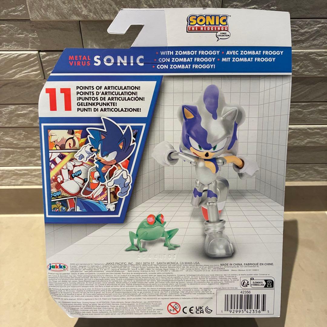 海外限定 メタル ウイルス ソニック JAKKS フィギュア