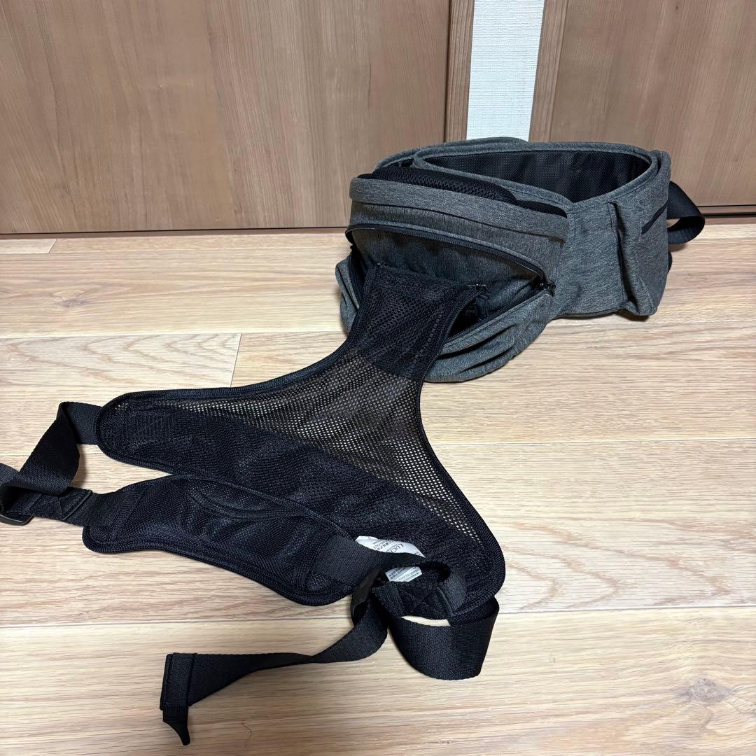 【極美品】POLBAN ADVANCE ヒップシート グレー