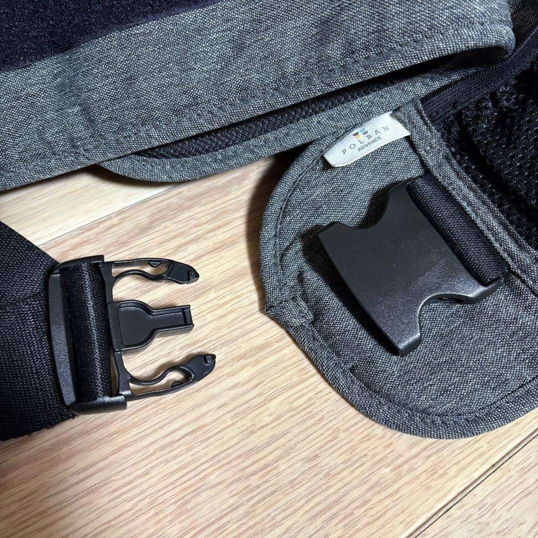 【極美品】POLBAN ADVANCE ヒップシート グレー