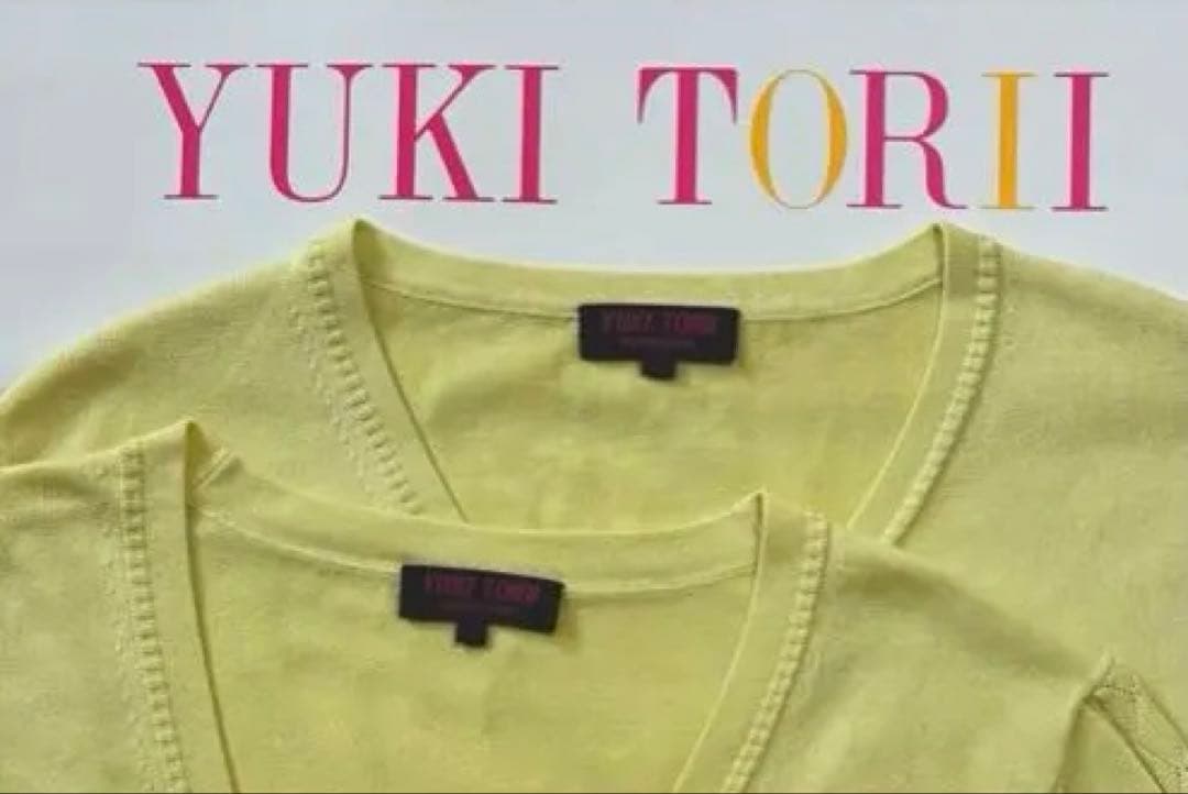 希少 極美品！15万 コレクション ユキトリイ インターレモン アンサンブル