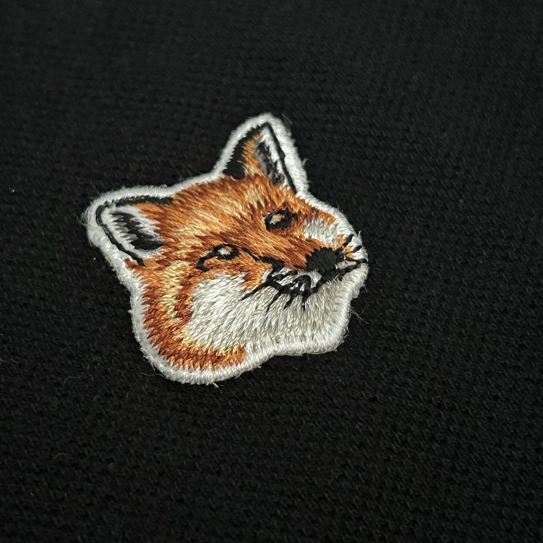 617 MAISON KITSUNE メゾンキツネ ポロシャツ ブラック 定番✨