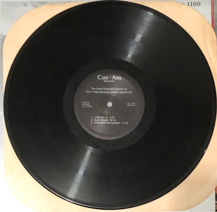 洋楽 The Canadian Concert of Thelonious Monk