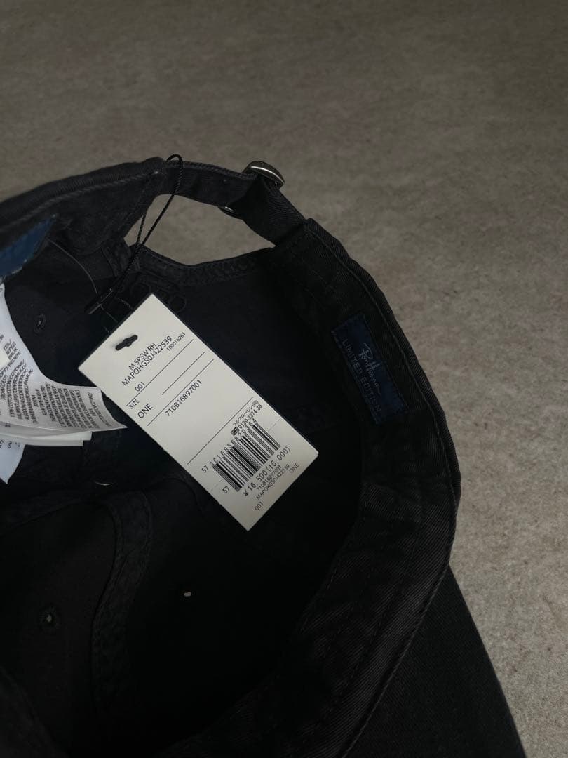帽子 Polo Ralph Lauren black cap