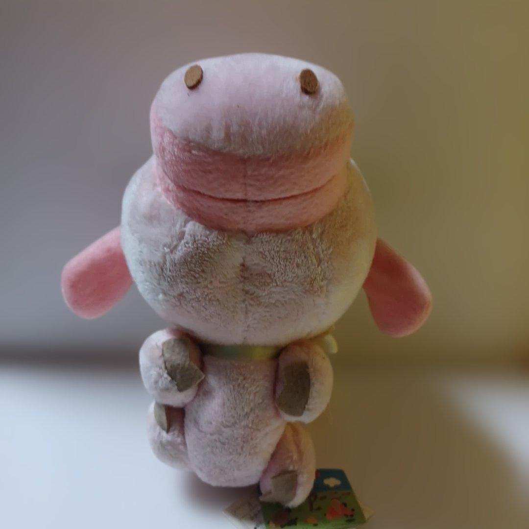 サンアロー　おとぼけアーニー　ブタ　ぬいぐるみ　タグ付き　レトロ　当時物　豚