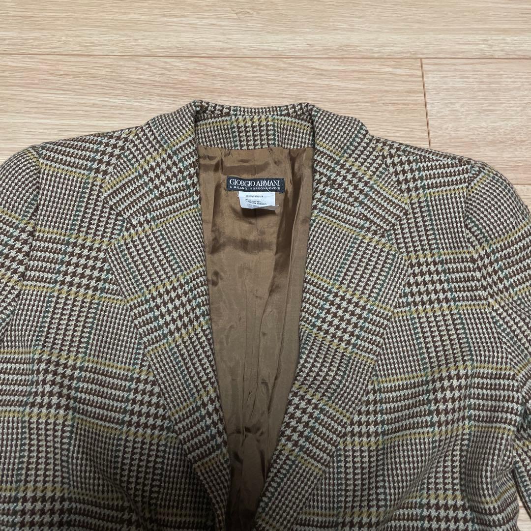 イタリア製 GIORGIO ARMANI カシミア混　テーラードジャケット