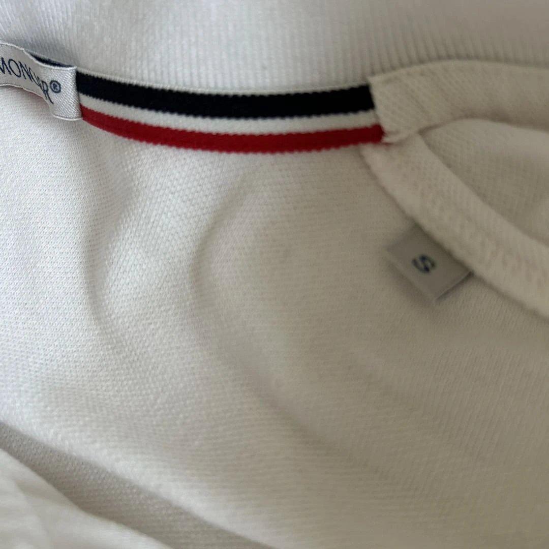 Moncler ホワイト ポロシャツ S サイズ