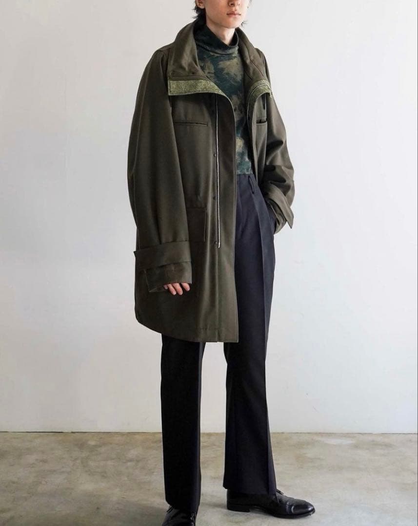 ジャケット・アウター IRENISA ZIP COAT WITH LINER Army Green