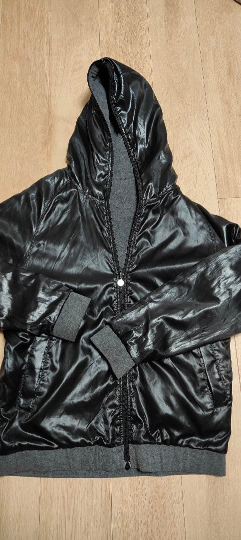 EA7 Emporio Armani グレー ジャンパー　リバーシブル　xl　訳