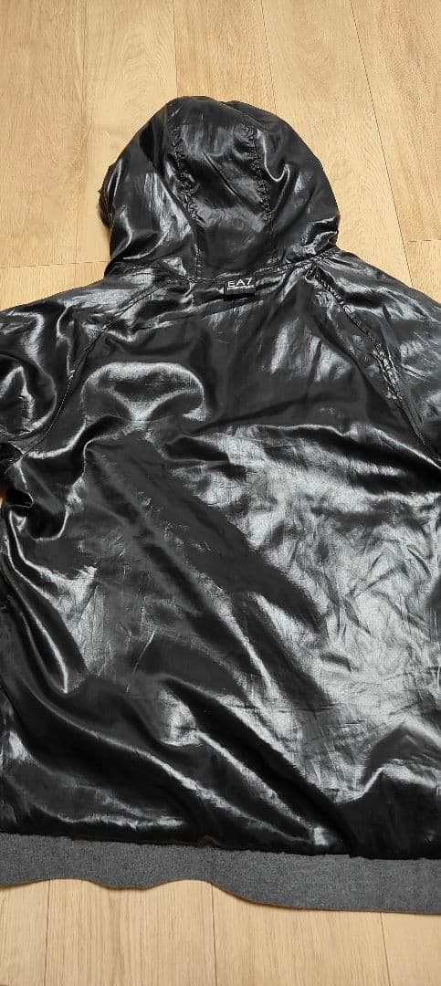 EA7 Emporio Armani グレー ジャンパー　リバーシブル　xl　訳
