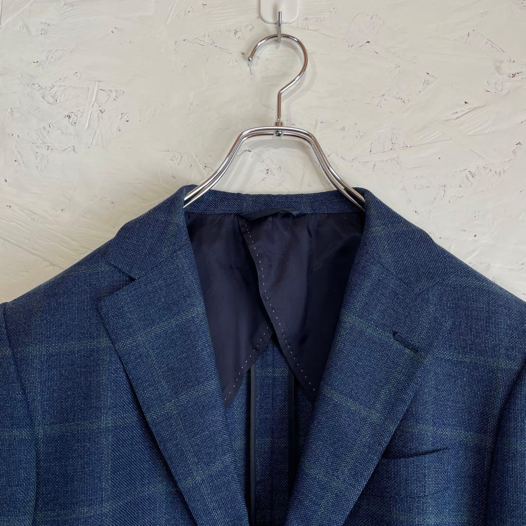 シルク混【Ermenegildo Zegna】ウールテーラードジャケット96AB