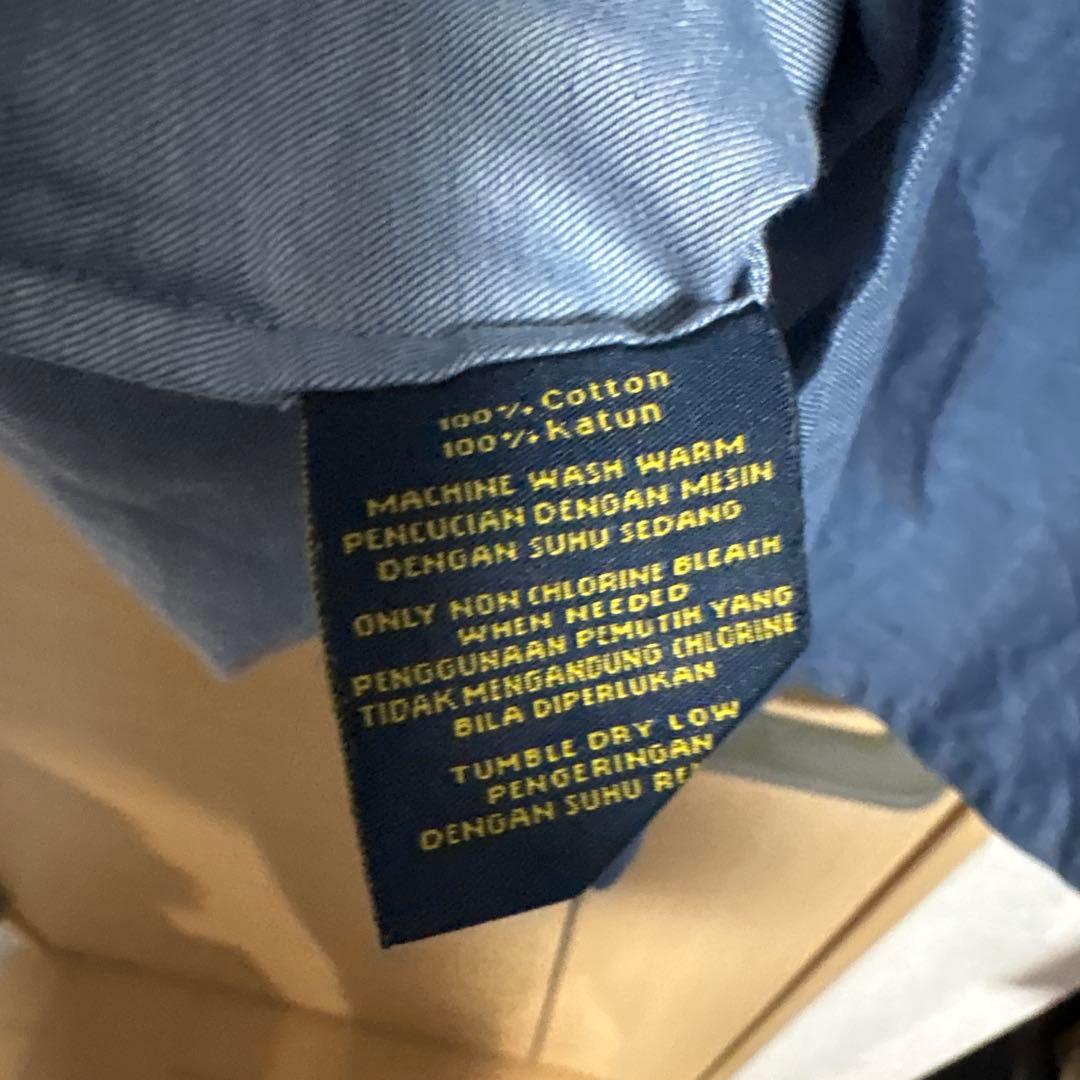 POLO スリムフィット デニムブルー ワンピース S