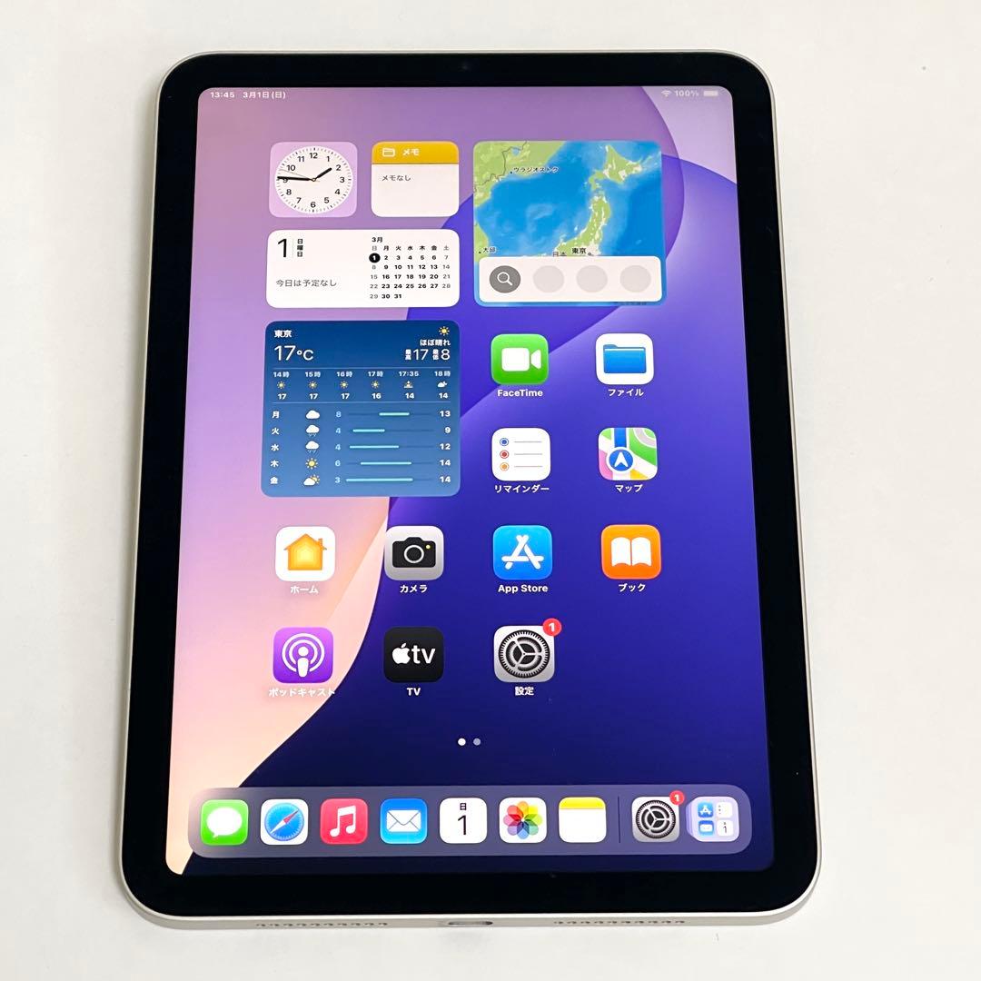 iPad mini 第6世代 256GB Wi-Fi ガラスコーティング施工