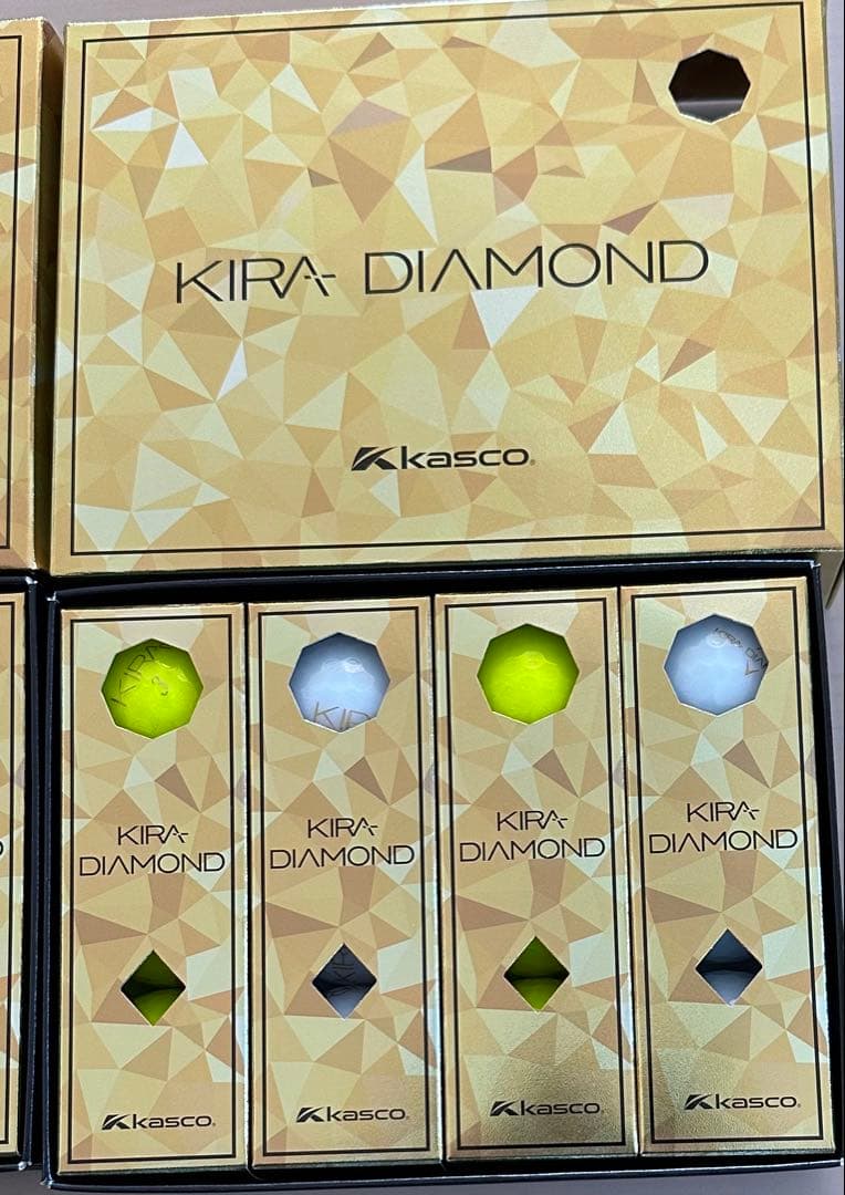 キャスコ KIRA DIAMOND ゴルフボール 2ダースセット