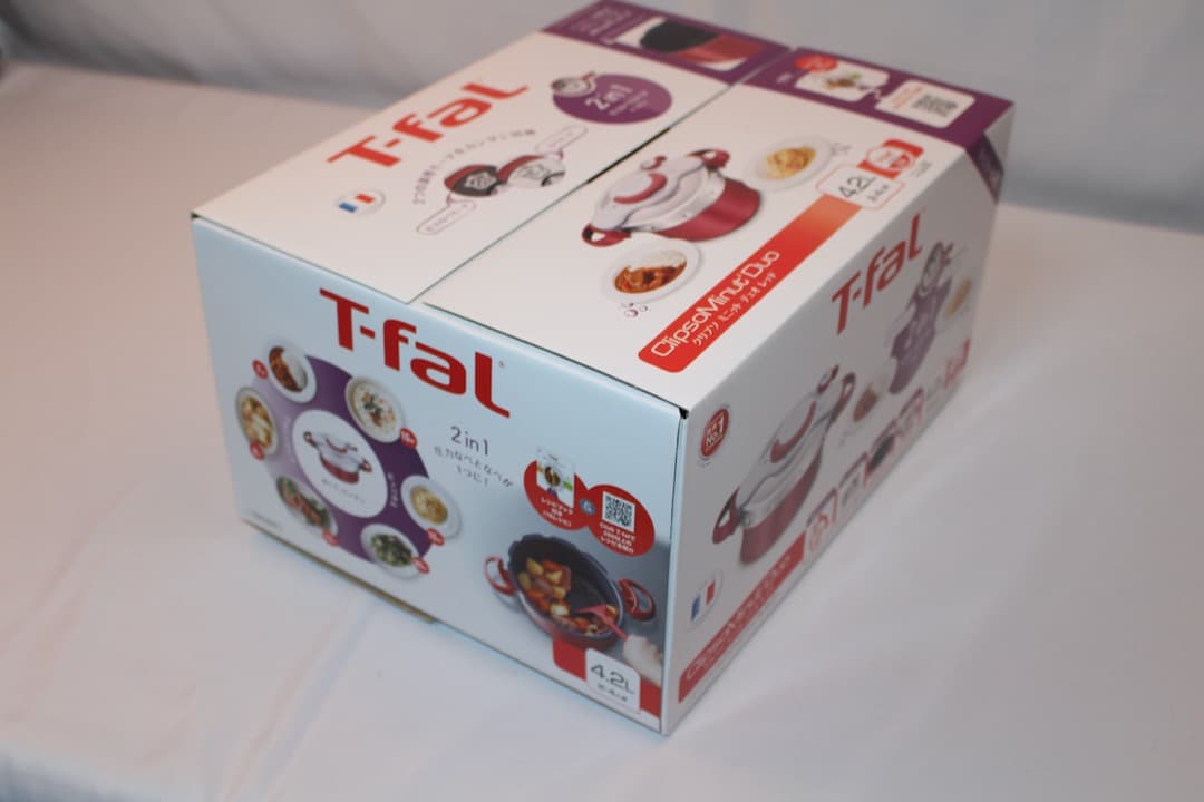 T-fal　圧力鍋ClipsoMinutDuo RED4.2L
