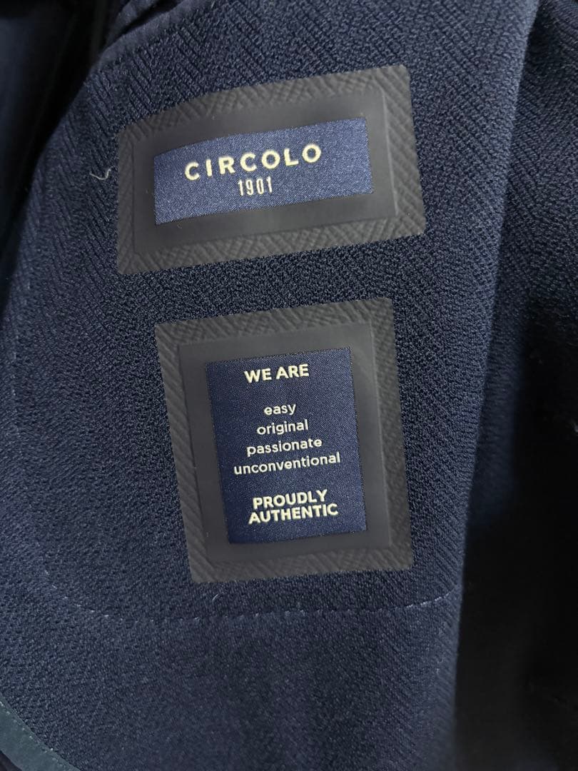 CIRCOLO 1901 ネイビー セットアップジャージジャケット&パンツ