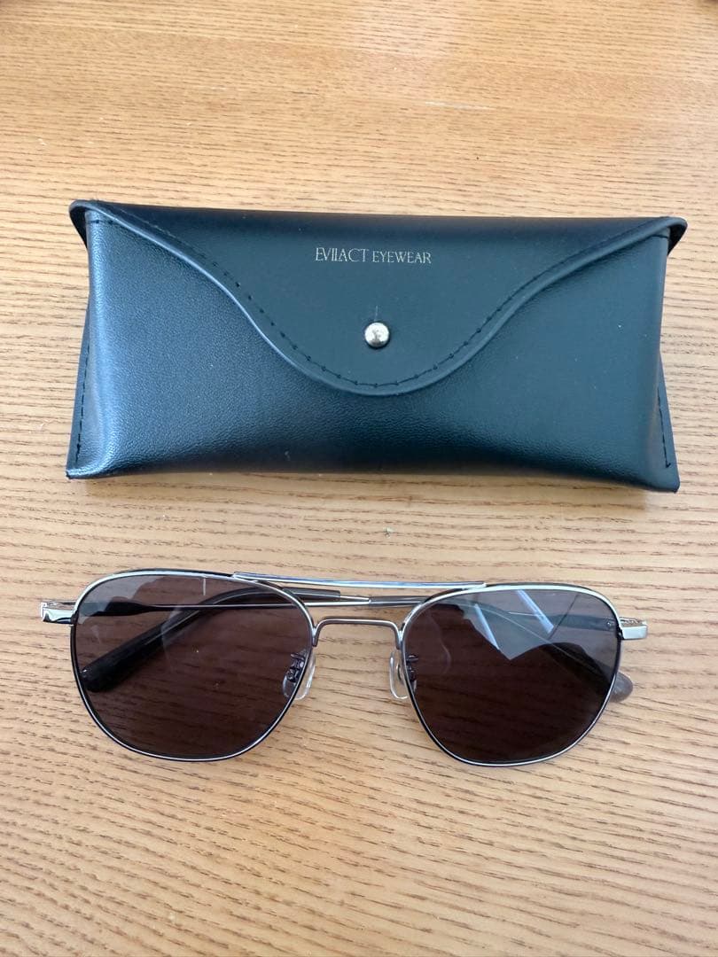 EVILACT MIAMI silver x gray clearサングラス