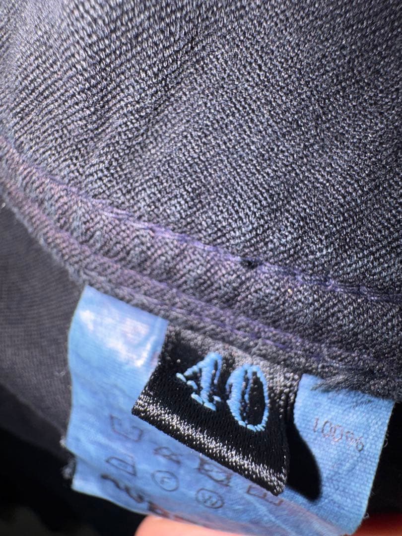AUBERGE CHARBON DYE カバーオール 黒 サイズ40
