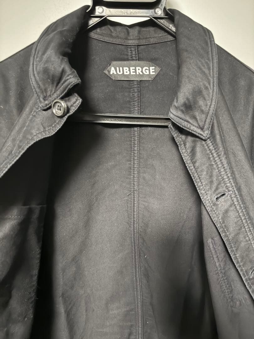 AUBERGE CHARBON DYE カバーオール 黒 サイズ40