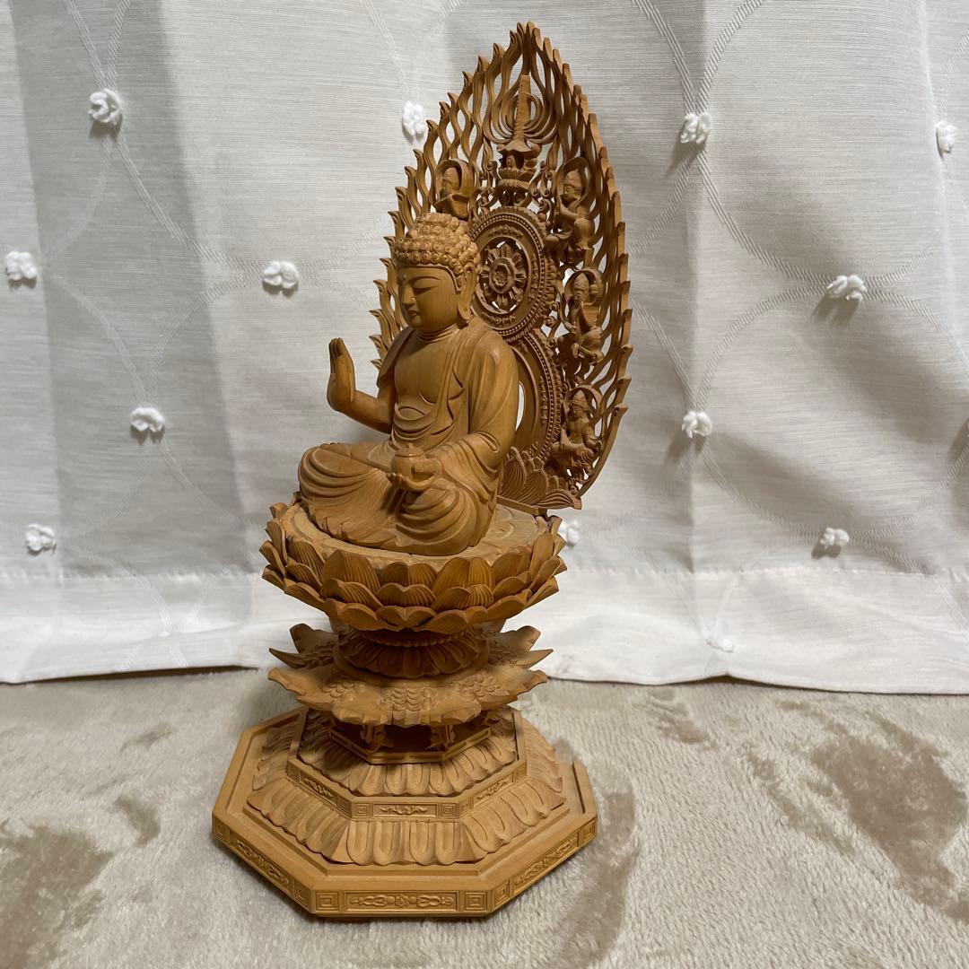 江戸（倉庫）　如来　仏像　木彫り