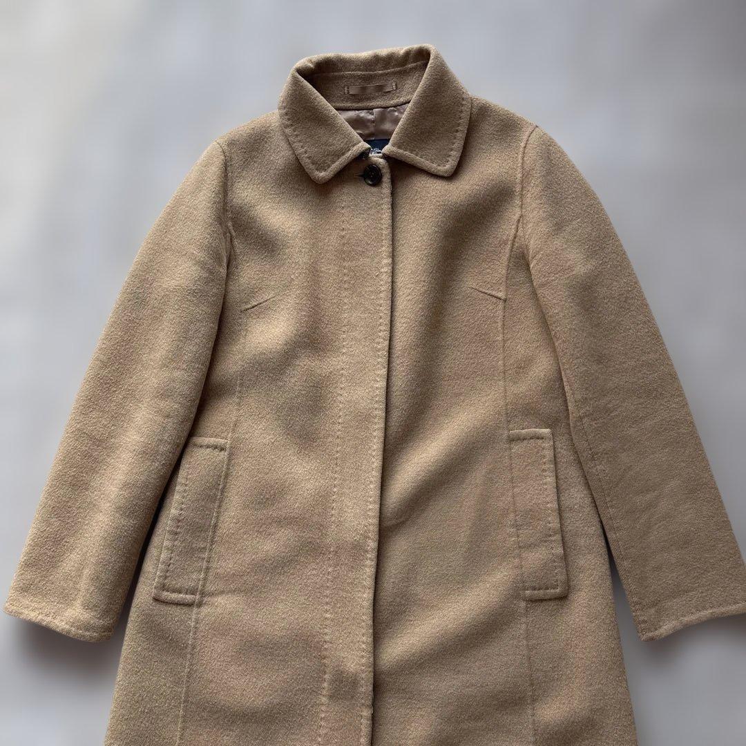 【美品】バーバリーロンドン リバーコート カシミヤ ノバチェック ダブルフェイス