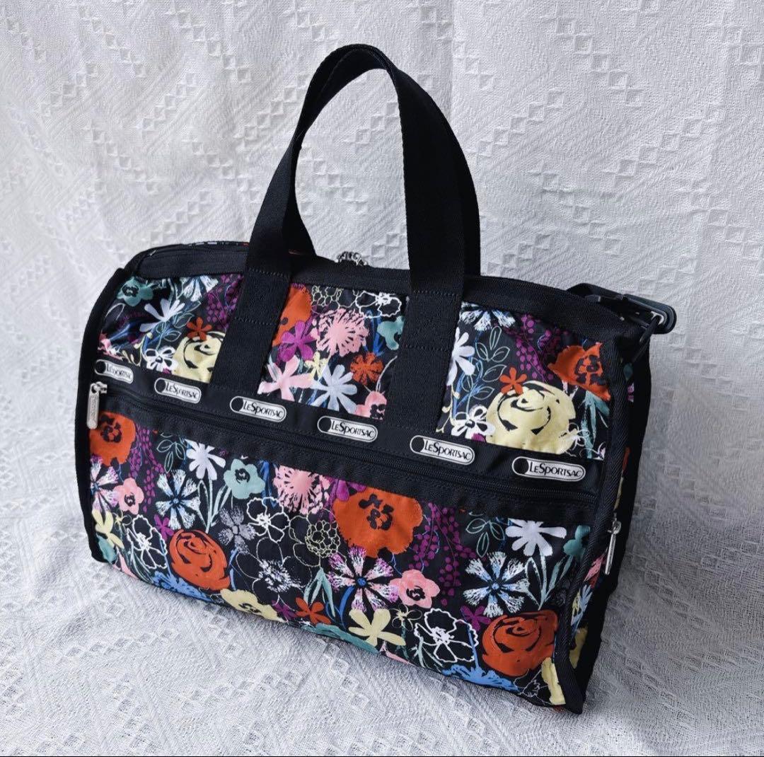 LeSportsac 花柄　2way バッグ　ポーチ付き　★新品