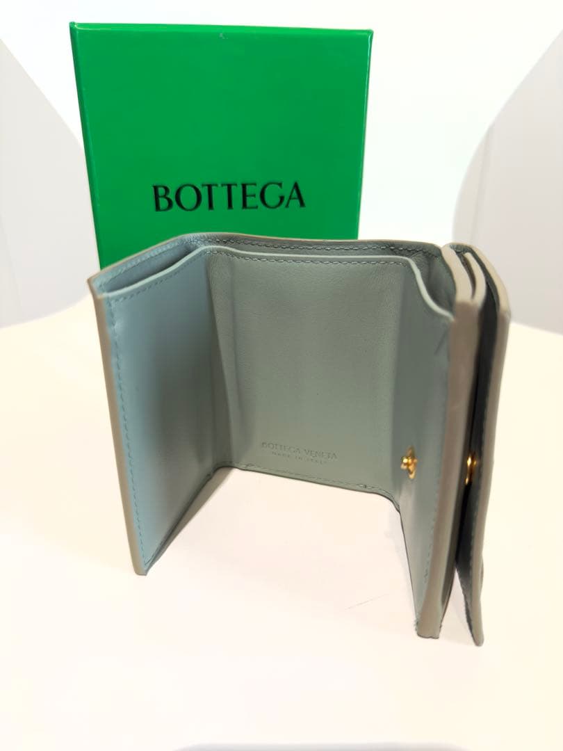 ボッテガ BOTTEGA VENETA 三つ折り財布 中古品 イントレチャート