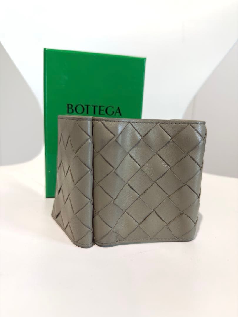ボッテガ BOTTEGA VENETA 三つ折り財布 中古品 イントレチャート
