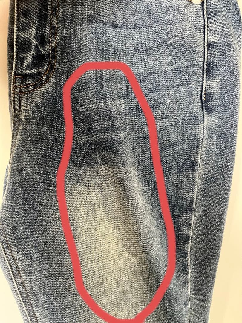 and mary Lacey ribbon denim Mサイズ