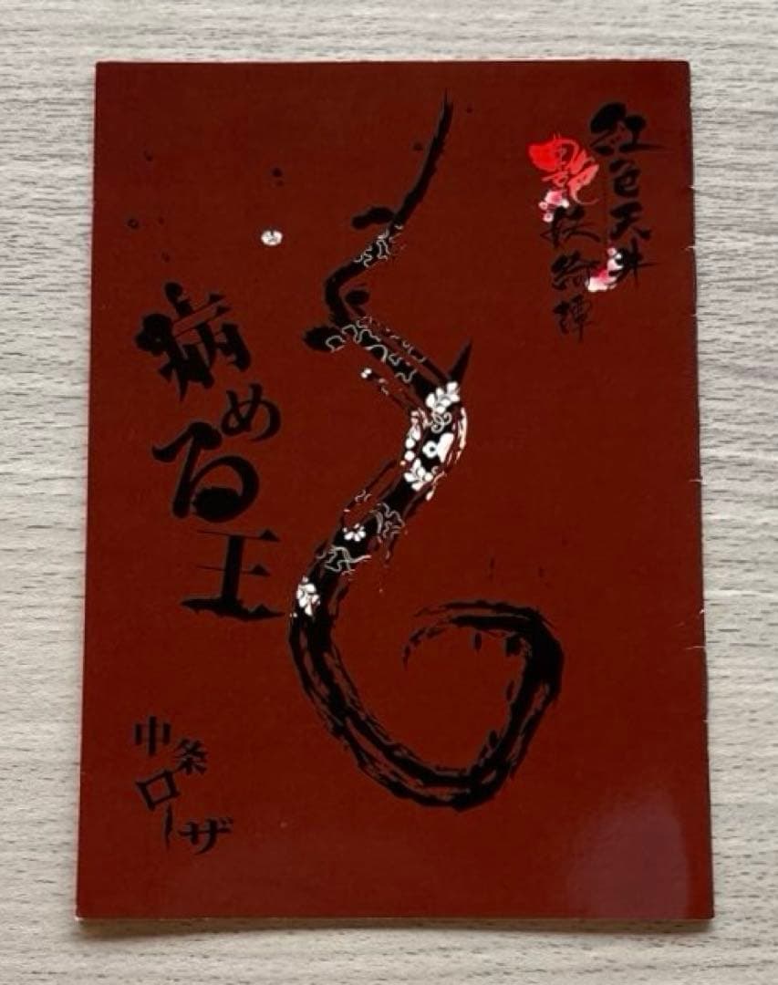 紅色天井艶妖奇譚 中条ローザ 九重 臘月 病める王 小説集 ファンブック