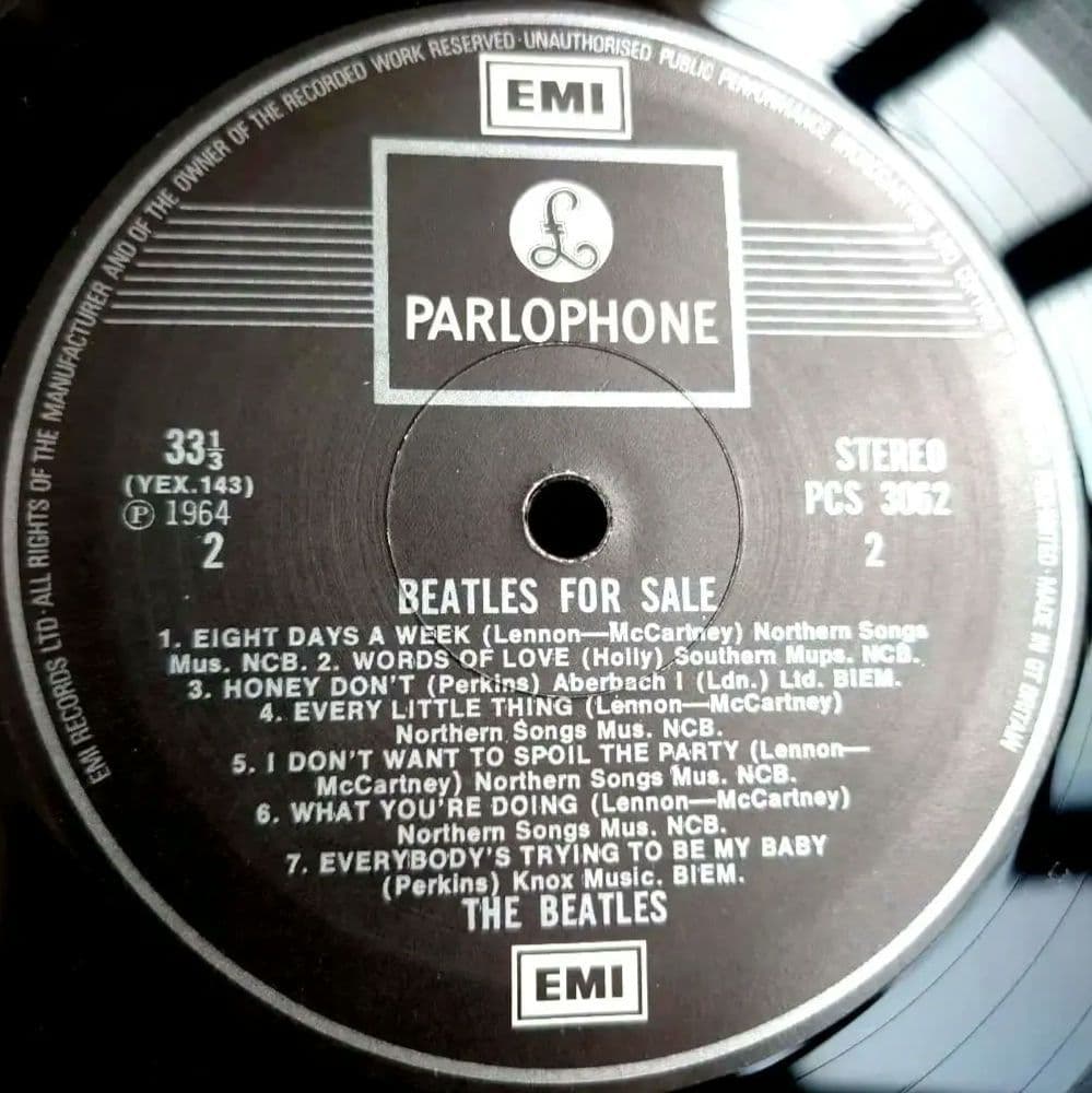 UK盤BEATLES FOR SALE