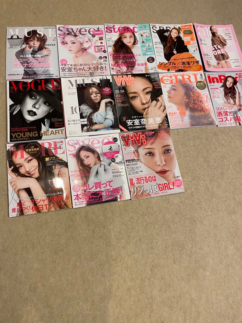 安室奈美恵表紙雑誌　26冊バラ売り不可