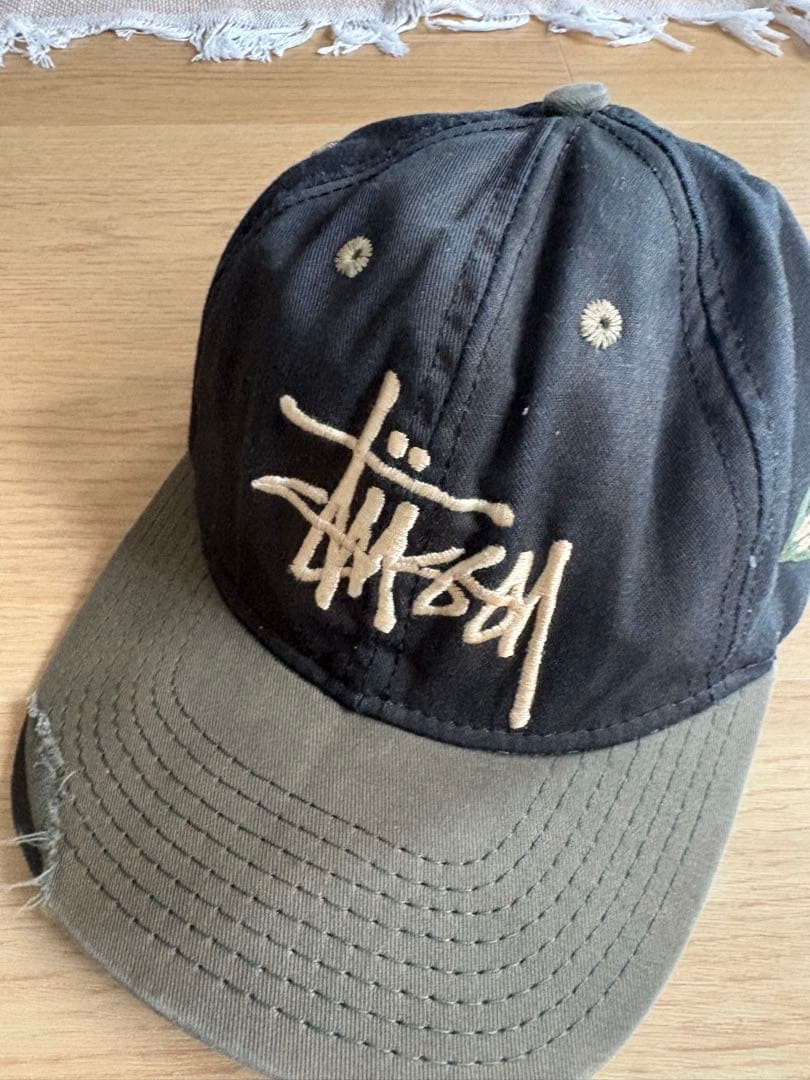 80s old stussy キャップ　ステューシー　90s 白タグ
