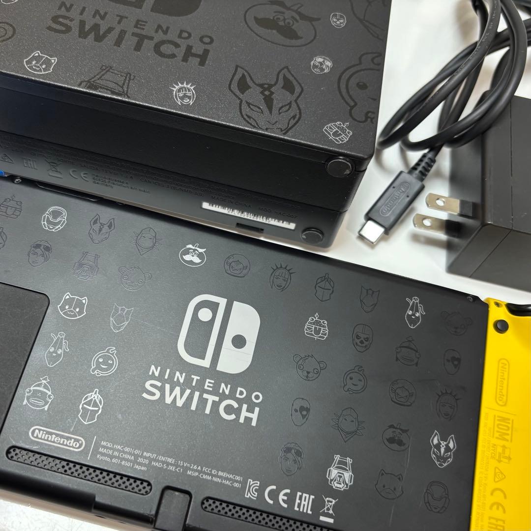 【Nintendo Switch 本体】 青/黄色FORTNITEモデル