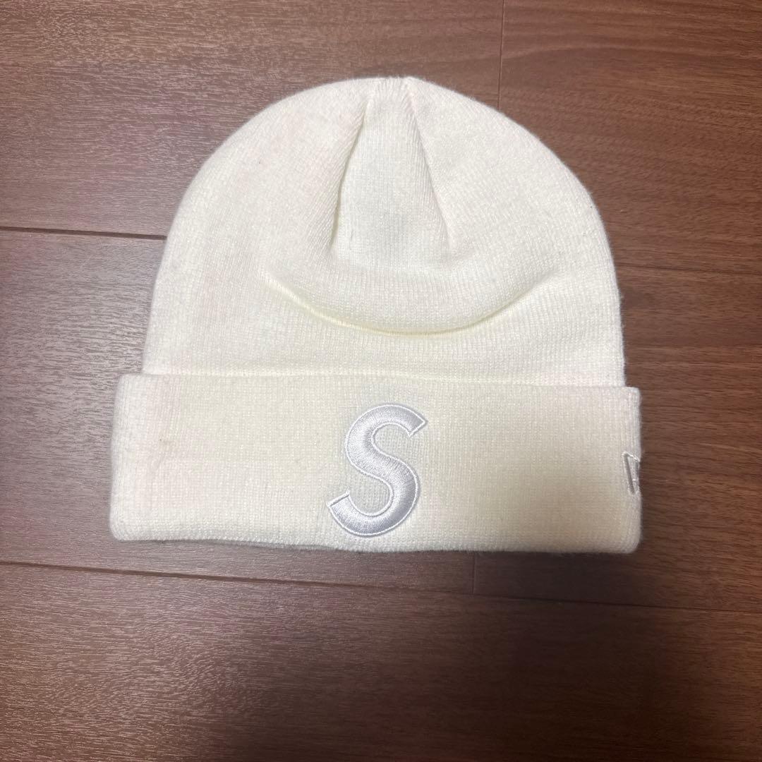 supreme ホワイトニット帽
