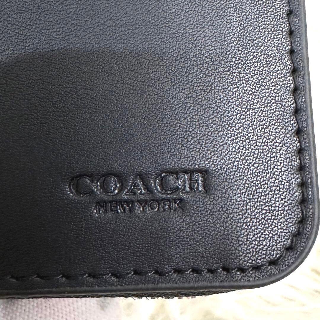 【新品未使用】COACH コズミック コーチ ビルフォールド ウォレット 星柄
