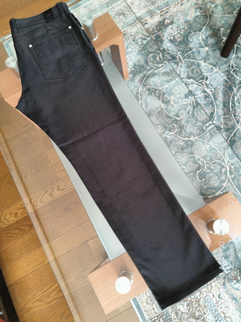 【美品】トラビスマシューメンズSLIMフィットストレッチ パンツ（Lサイズ）