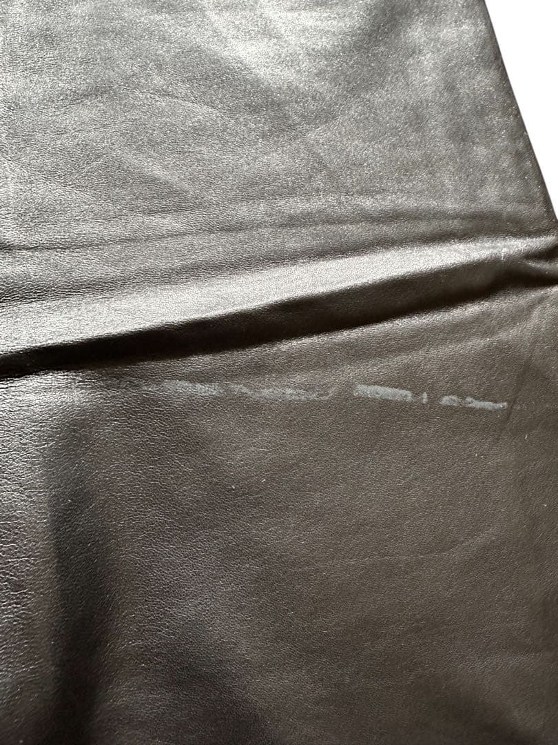 パンツ FW99\"dries van noten\"leather flare pants
