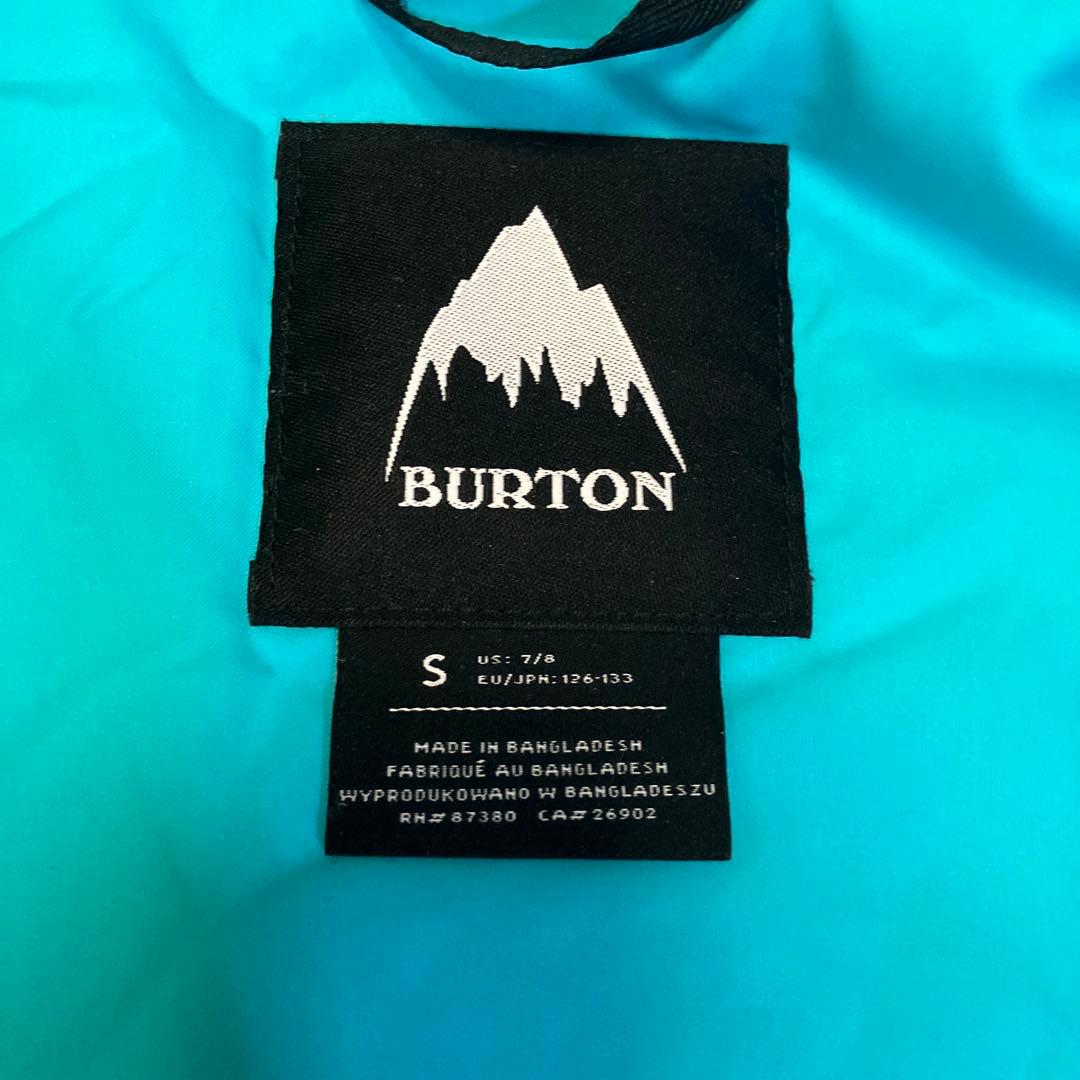 BURTON Boys Dugout jacket Sサイズ おまけ付き
