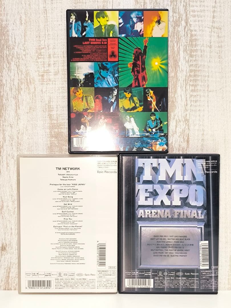 TMネットワーク TMN DVD 3作品 まとめ売り LIVE MV